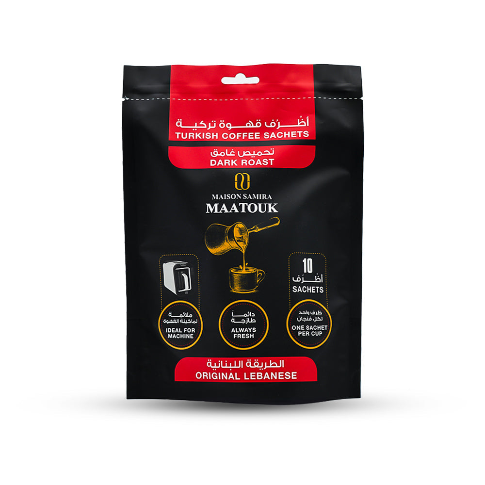 MSM Turkish Coffee Dark Roast Sachets 8G X 10