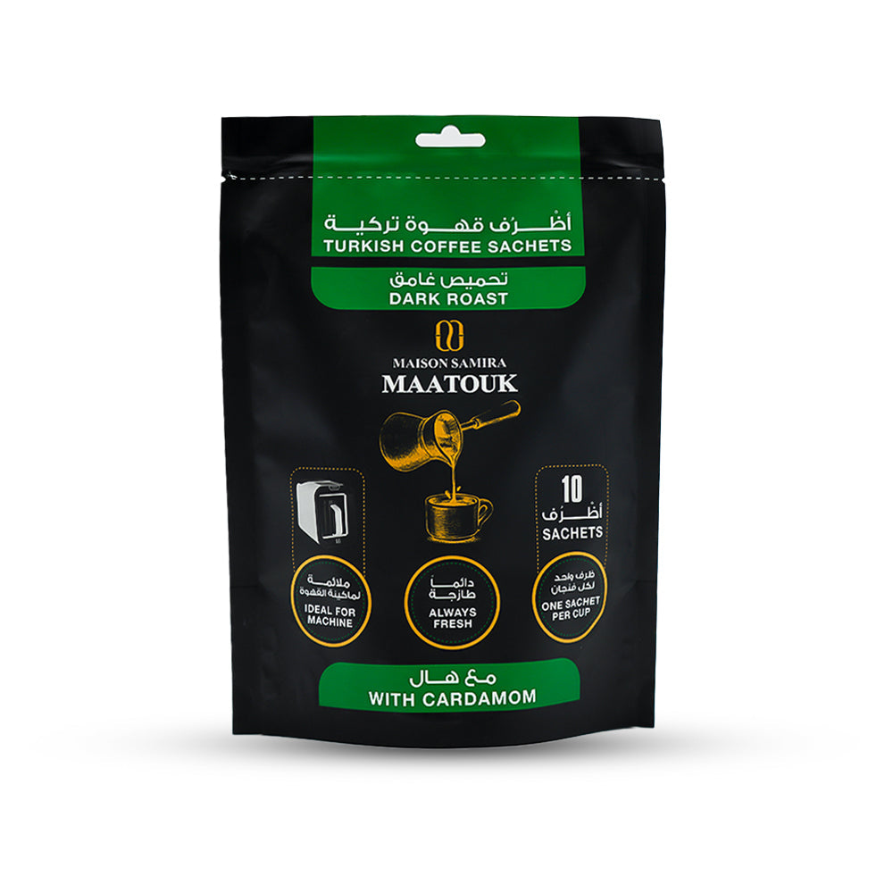 MSM Turkish Coffee Dark Roast W/C Sachets 8G X 10