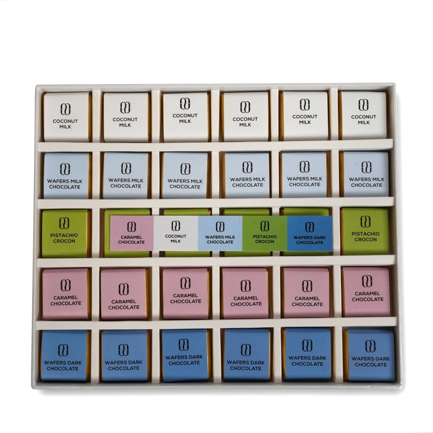 CHOCOLATE BOX WHITE 450GMS NEW