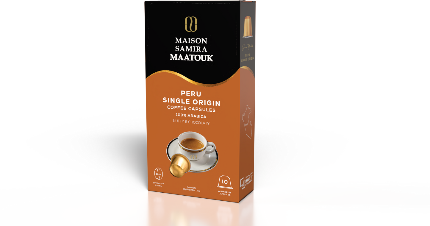 CAPSULE PERU COFFEE 5.5GX10